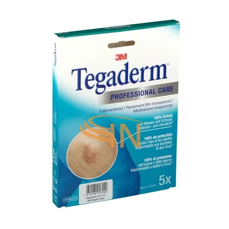 Tegaderm Medicazione Trasparente Sterile 10x12cm 5 pezzi
