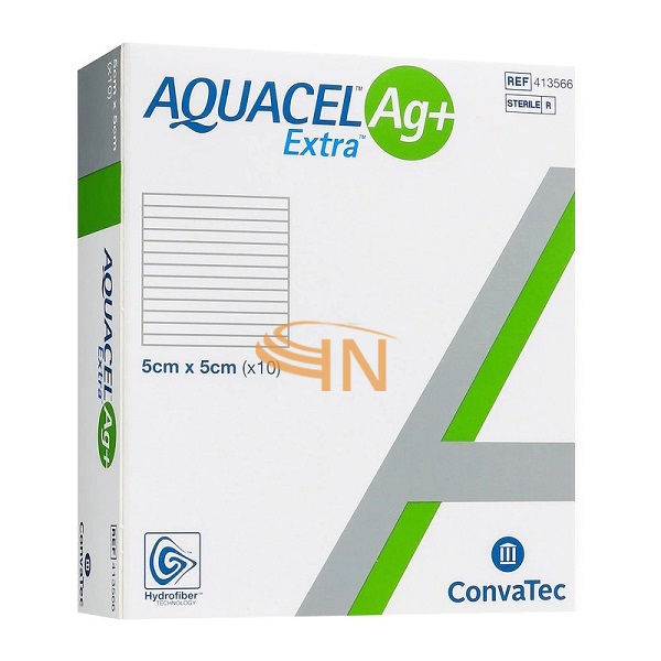 Convatec Aquacel Ag+ Extra 5x5cm 10 pezzi
