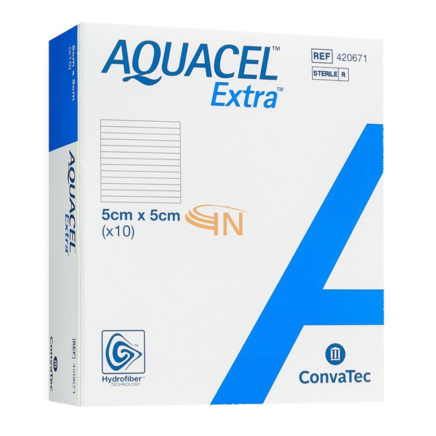 Convatec Aquacel Extra Hydrofiber 5x5cm 10 pezzi