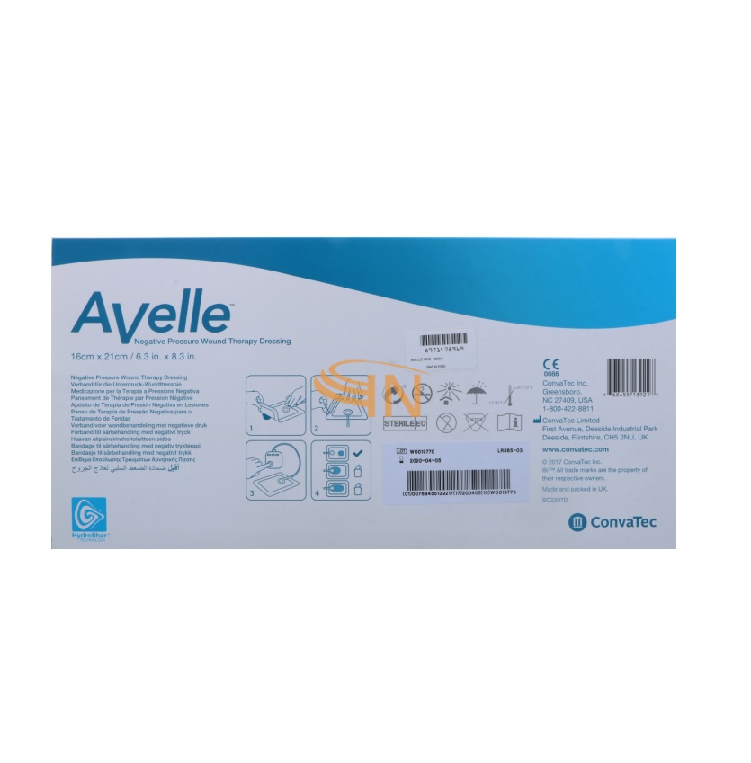 Convatec Avelle Medicazione 16x21cm 5 pezzi