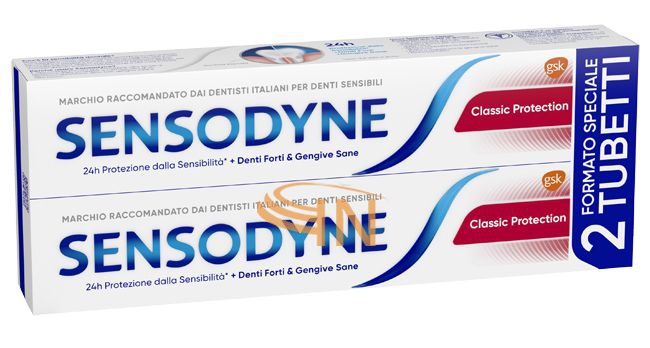 Sensodyne Dentifricio Classic Protection 2x75ml