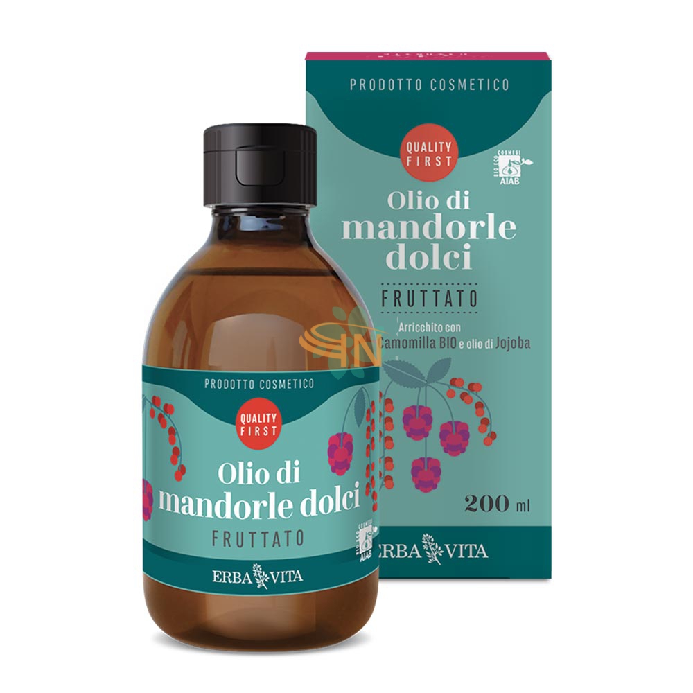 Erba Vita Olio Mandorle Dolci Profumo Fruttato 200 ml