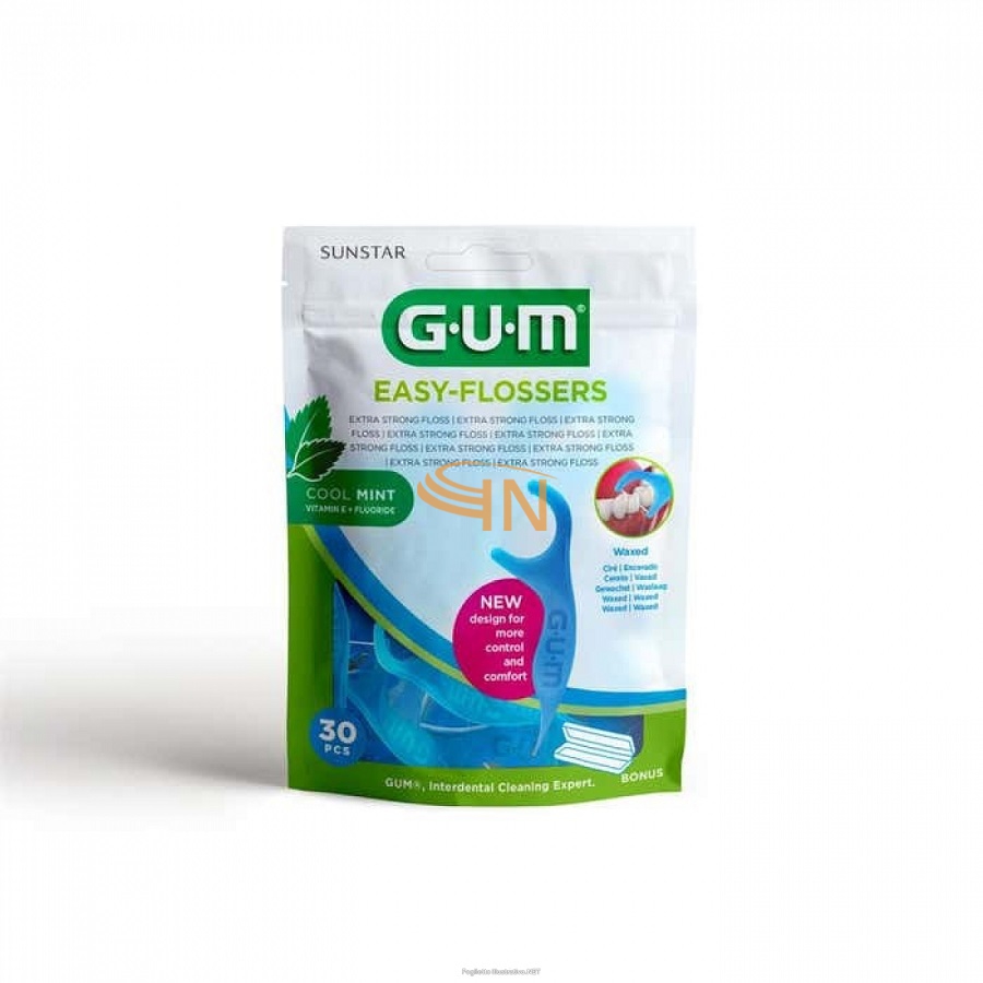 Gum Easy Flossers Forcella 30 pezzi
