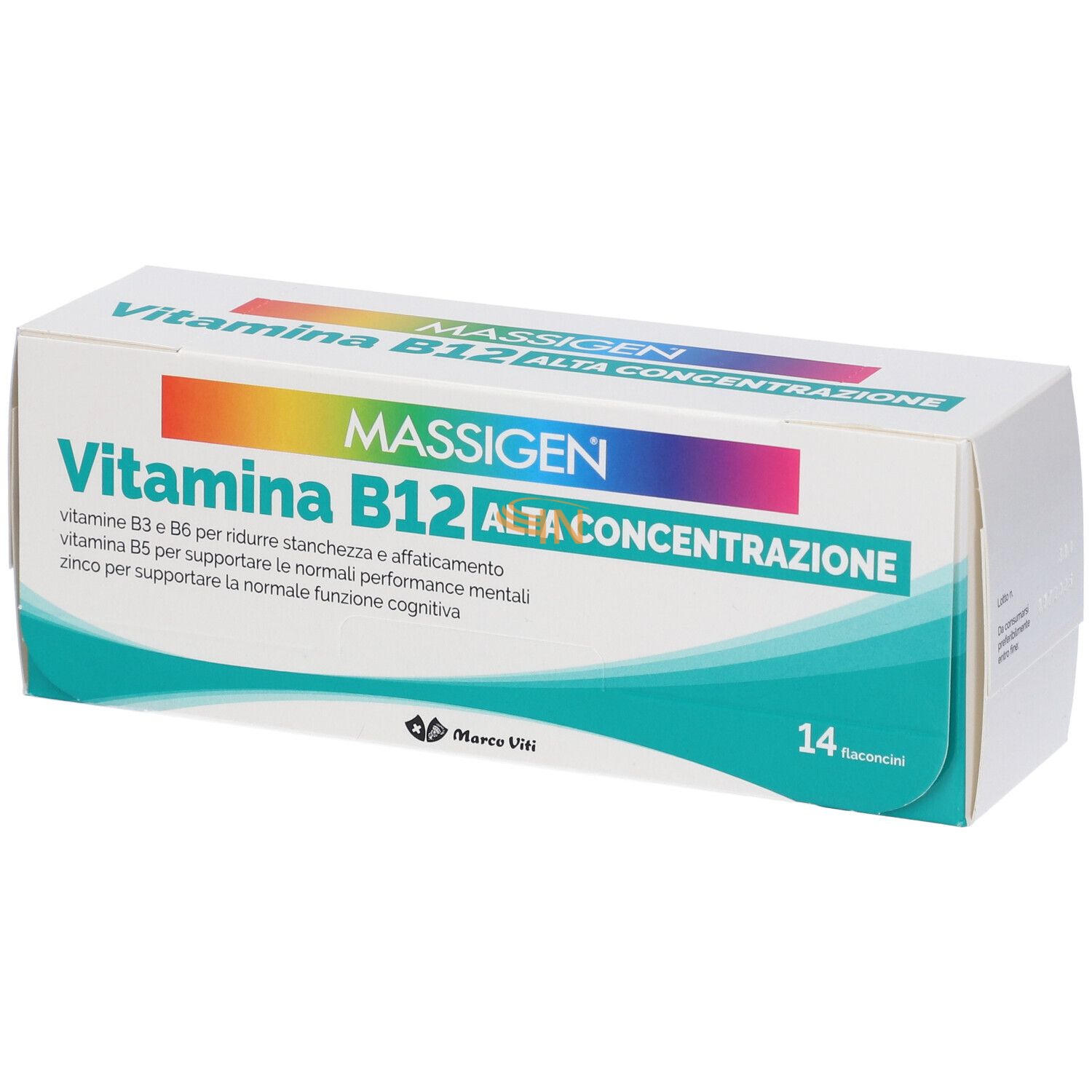 Massigen Vitamina B12 Alta Concentrazione 14 Flaconcini