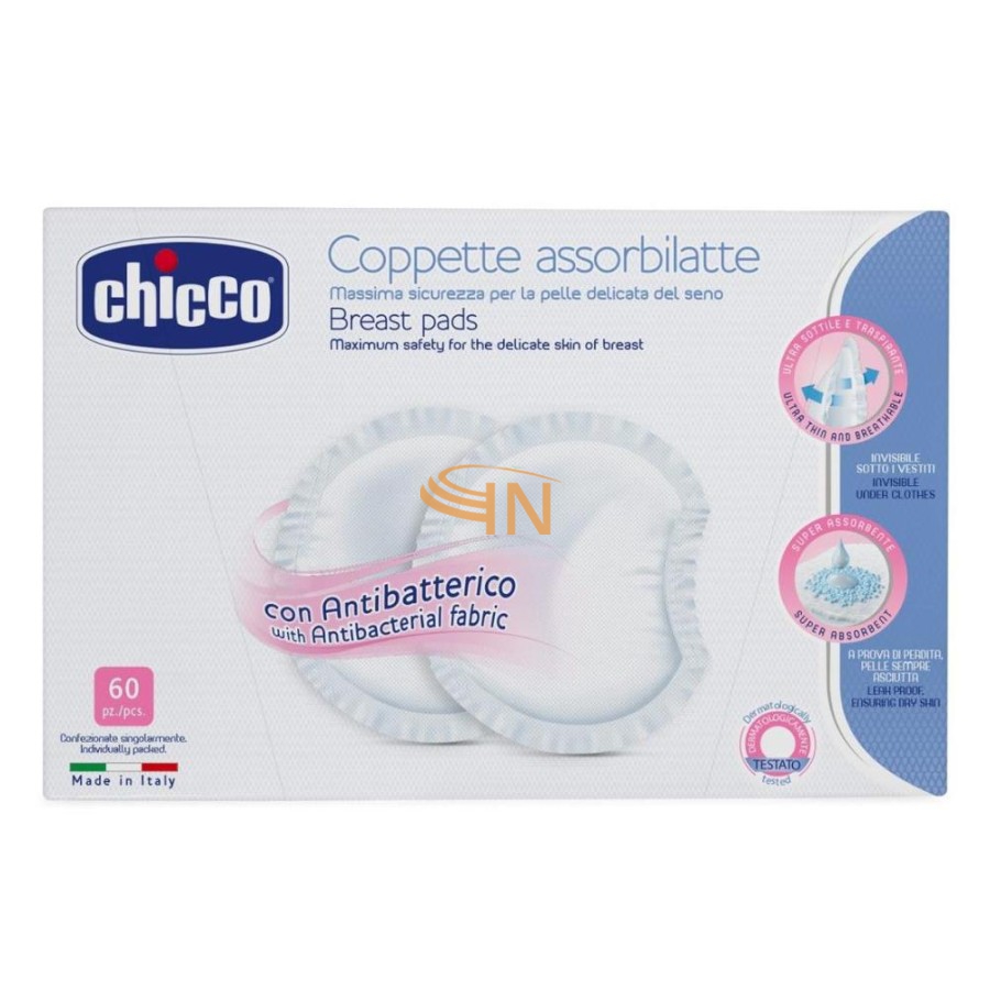 Chicco Coppette Assorbilatte 60 pezzi