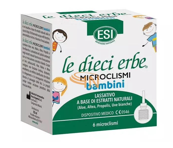 Esi Le Dieci Erbe Microclismi Bambini 6 Pezzi