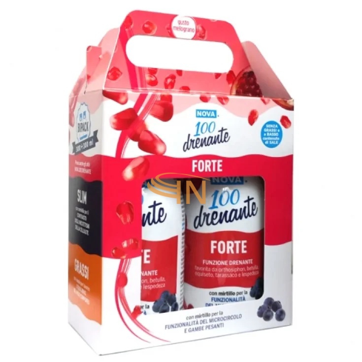 Nova 100 Drenante Forte Bipack 300+300 ml Gusto Melograno