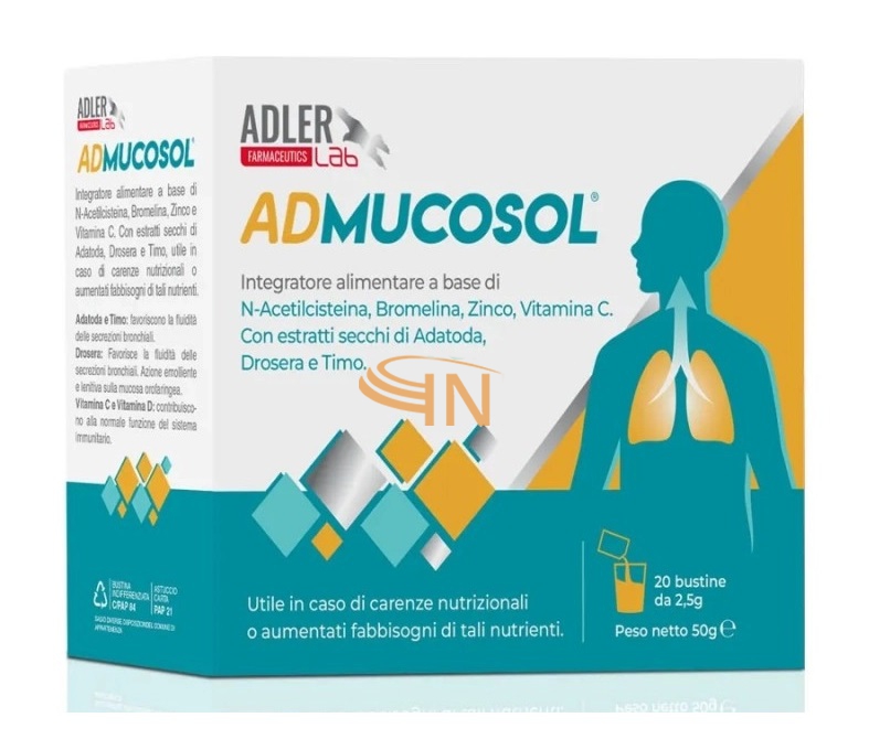 Admucosol 20 bustine