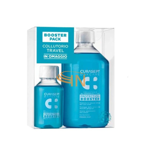 Curasept Daycare Booster Collutorio Frozen Mint 500 ml + 100 ml