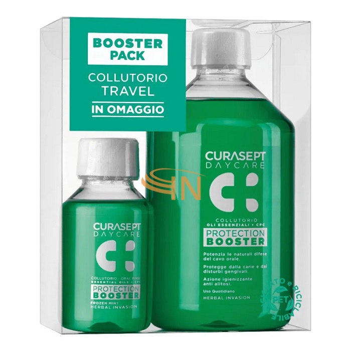 Curasept Daycare Booster Collutorio Herbal Invasion 500 ml +100 ml