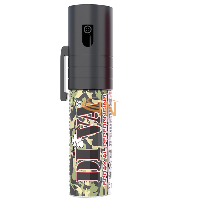 Spray al Peperoncino Antiaggressione DIVA Base Camo 15 ml