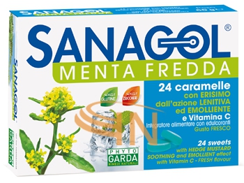 Sanagol Gola Voce 24 Pastiglie Menta Fredda
