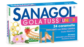 Sanagol Gola Tuss junior 24 caramelle fragola