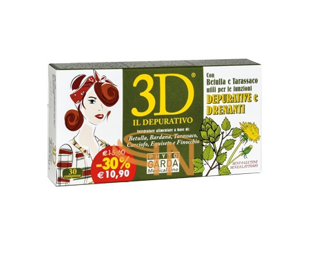 Phyto Garda 3D depurativo e drenante 30 compresse