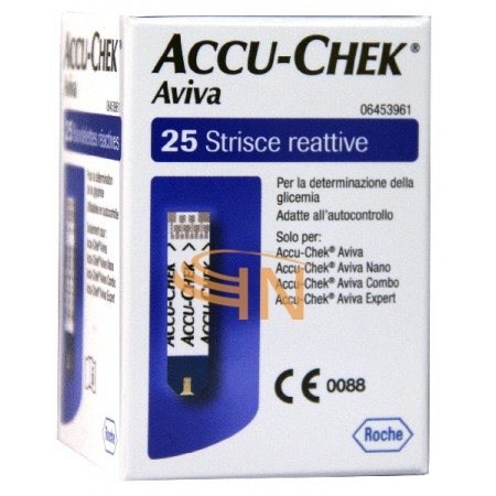 Accu-Chek Aviva Strisce misurazione Glicemia 25 pezzi