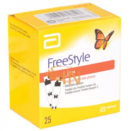 Abbott Freestyle Lite Strisce Misurazione Glicemia 25 pezzi