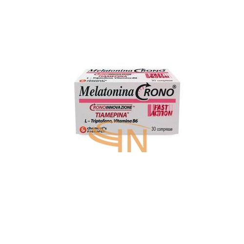 Melatonina Crono 1 mg Tiamepina Fast Action 30 compresse