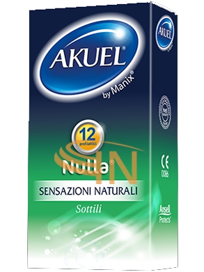 Profilattico  akuel by manix nulla b 6 pezzi