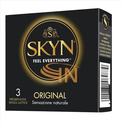 Profilattico akuel skin original 3 pezzi