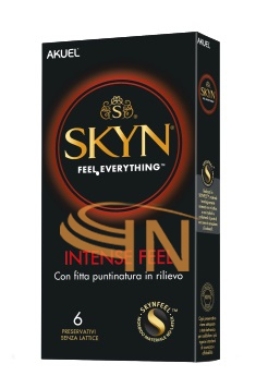 Profilattico akuel skyn intense feel b 6 pezzi