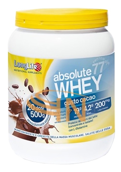Longlife absolute whey cacao 500g