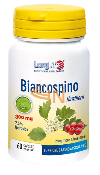 Longlife biancospino 60 capsule vegetali