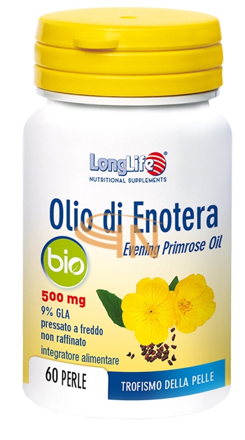Longlife olio enotera bio 60 perle 500 mg