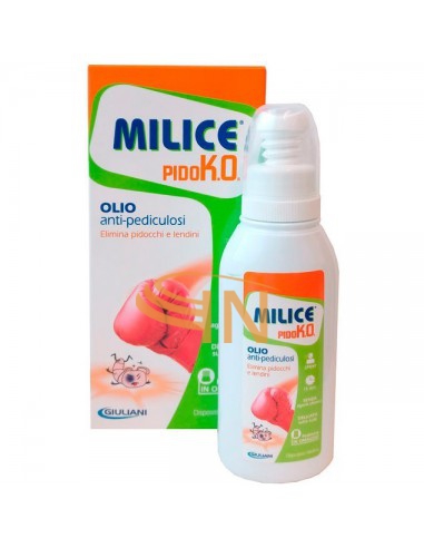 Milice PidoK.O. Olio Anti-Pediculosi con Pettine 75 ml