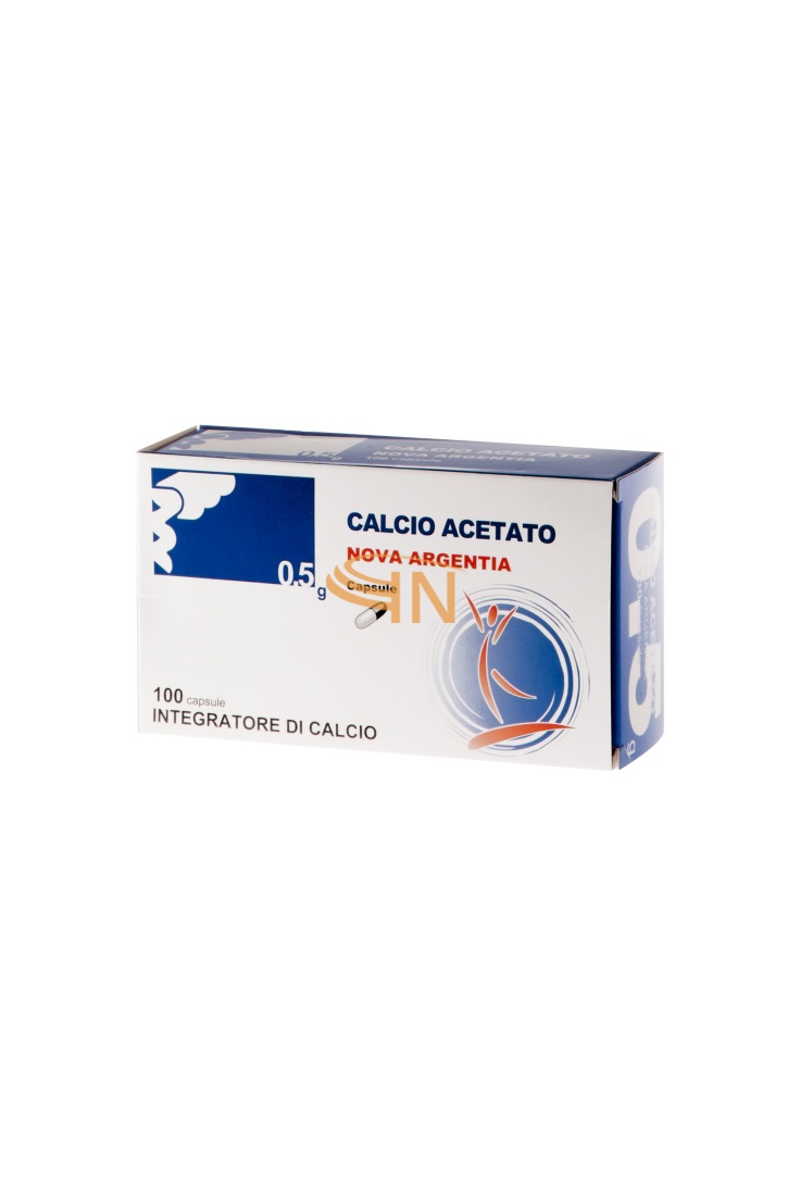 Calcio acetato 0,5 g 100 capsule