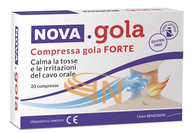Nova gola compressa gola forte 20 compresse	