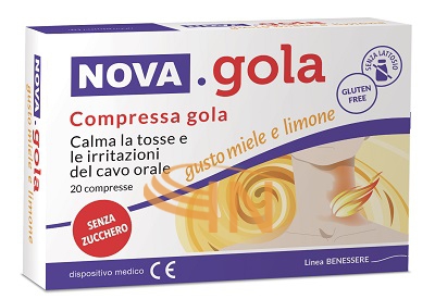 Nova gola limone e miele 20 compresse