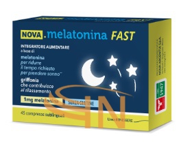 Nova.melatonina fast 45 compresse 1mg di melatonina