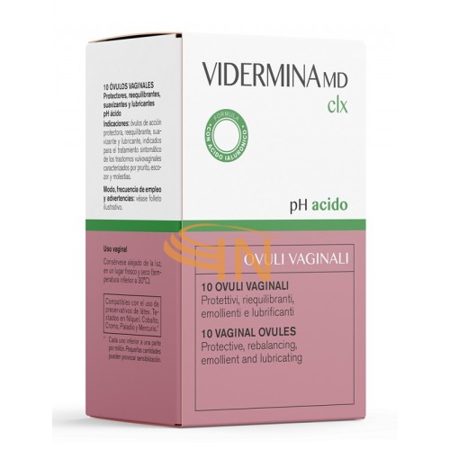 Vidermina CLX Ovuli 10 pezzi pH Acido