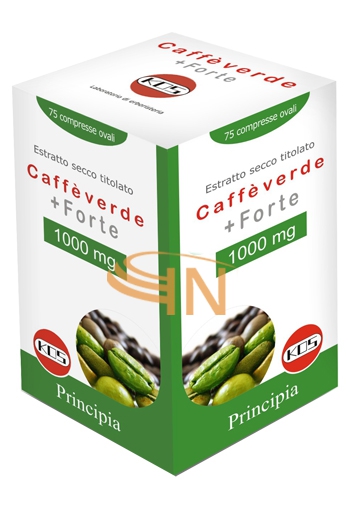 Kos Caffe' verde forte 75 compresse ovali