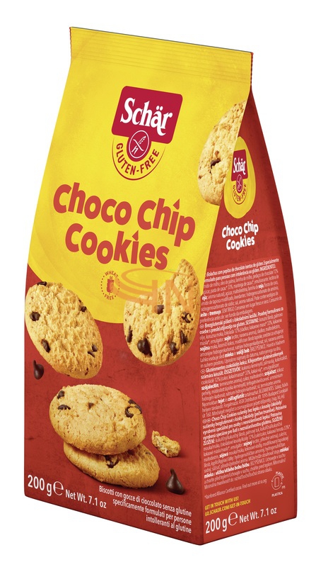 Schar Choco Chip Cookies Biscotti al Cioccolato 200 g