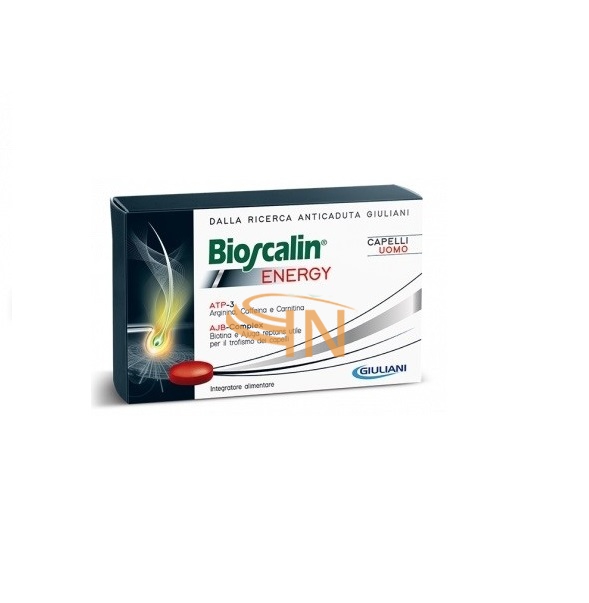 Bioscalin Linea Capelli Uomo Energy R-Plus Anticaduta Integratore 30 Compresse