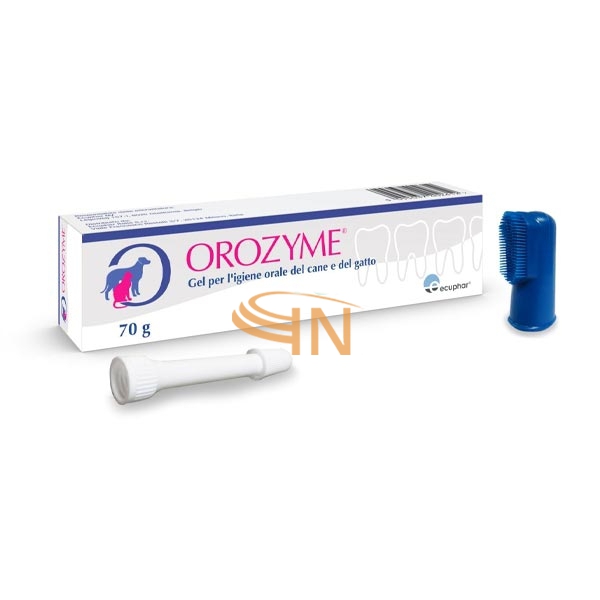 Ecuphar Orozyme gel igiene orale 70 g con tubo applicatore e spazzolino