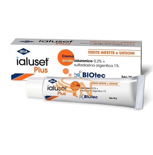 Ialuset Plus ferite infette e ustioni 25 g