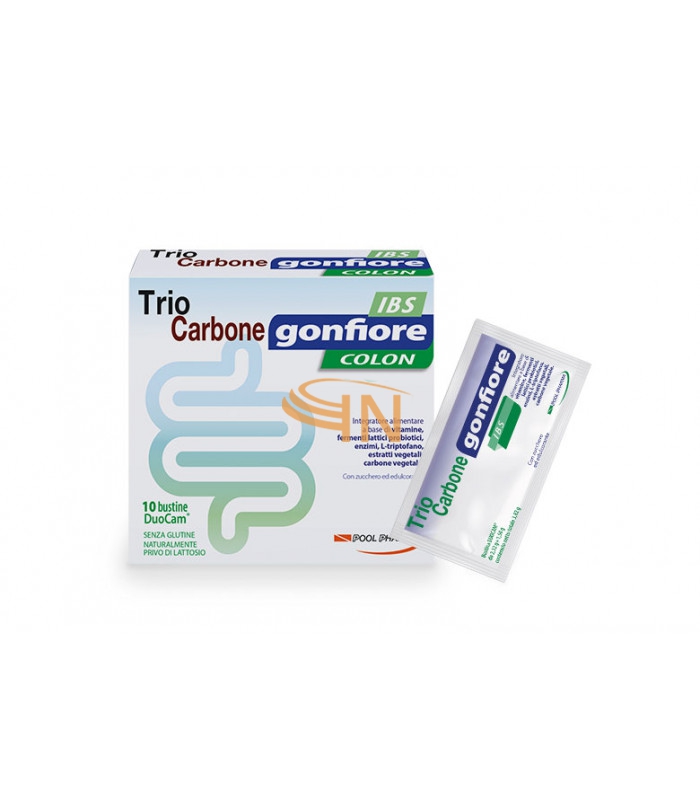 Triocarbone gonfiore colon IBS 10 buste