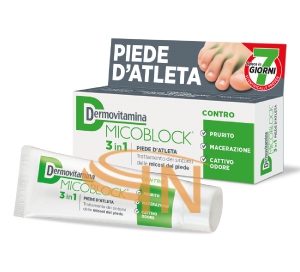 Dermovitamina Micoblock Crema Micosi Cutanee Piede D'atleta 30 ml