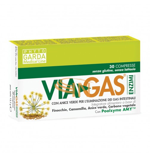 Via Gas Enzimi 30 Compresse