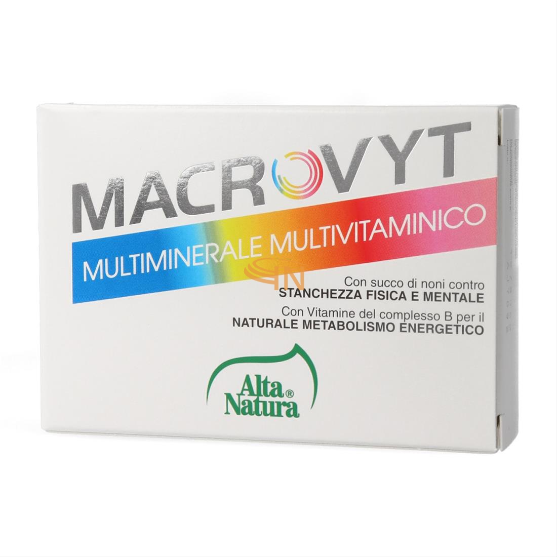 Alta natura-inalme Macrovyt multivitamine multiminerali 30 compresse