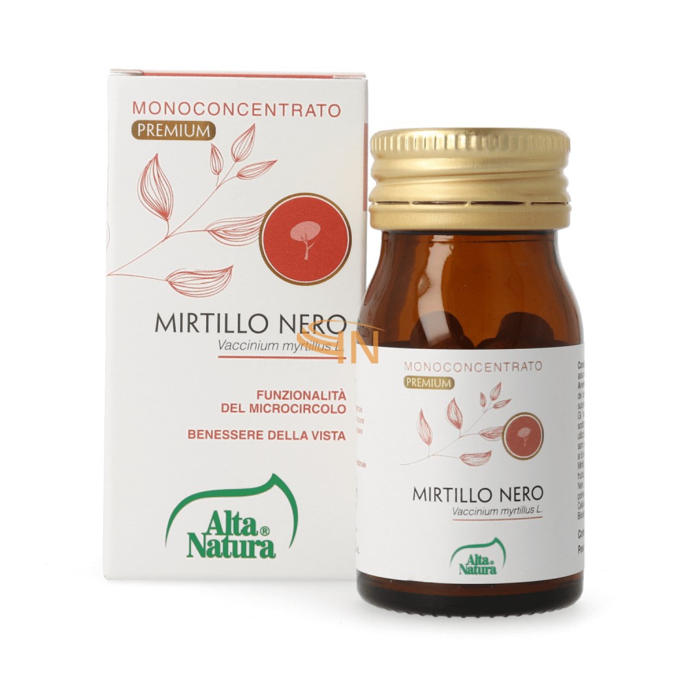 Alta natura-inalme Mirtillo nero 60 compresse 450mg terranata