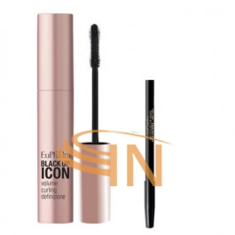Euphidra Mascara Black Up Icon 12 ml + Mini Matita Occhi Kajal LO01 Nero