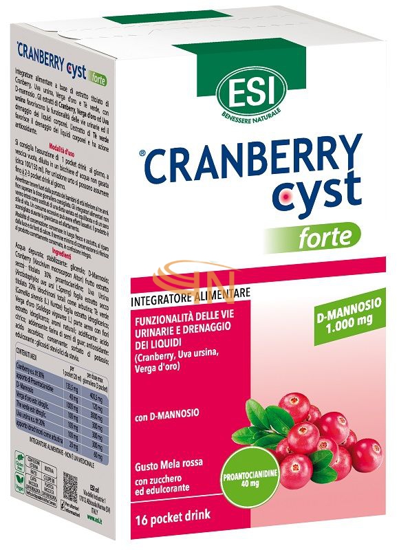 Esi Cranberry Cyst Forte 16 pocket drink