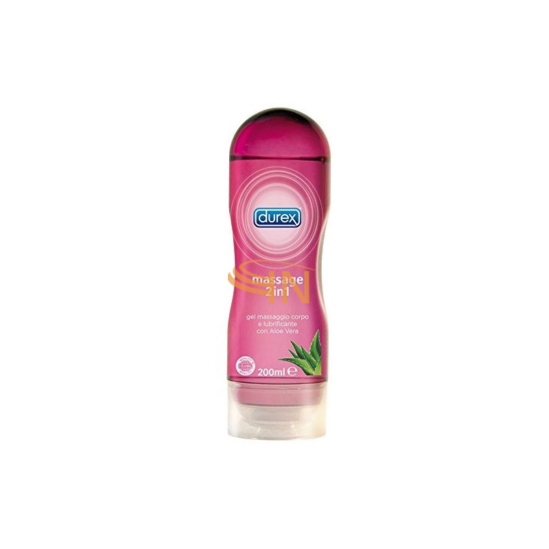 Durex Gel Massage 2 in 1 con Aloe Vera lubrificante 200 ml