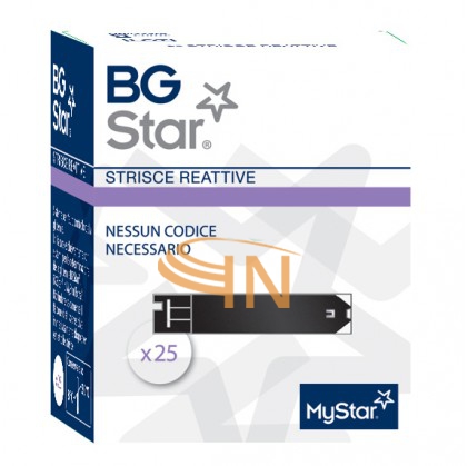 Sanofi BGstar 25 Strisce Reattive misurazione Glicemia