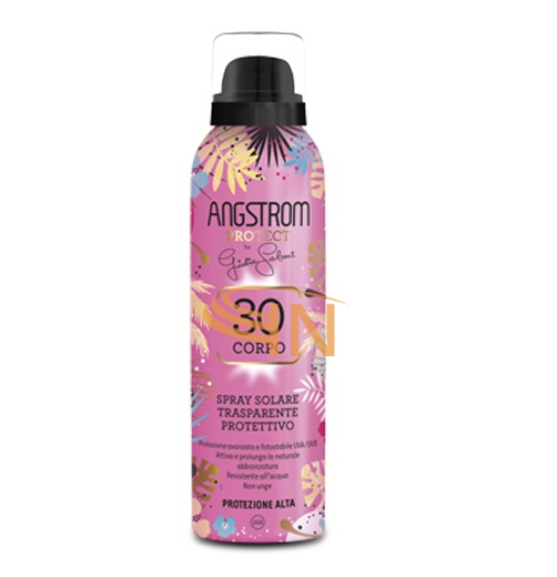 Angstrom Spray Solare Corpo Trasparente Spf30 Limited Edition 150 ml