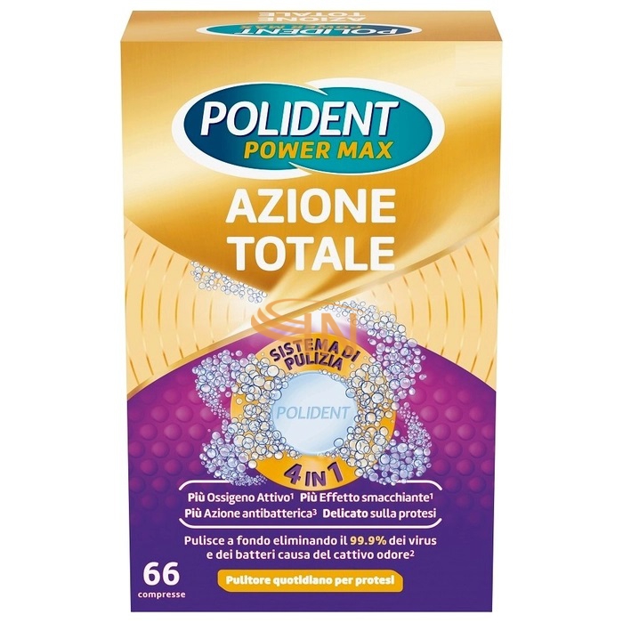 Polident Azione Totale 66 Compresse Effervescenti