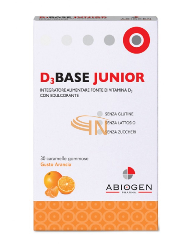 D3base Junior 30 Caramelle Arancia